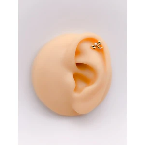 Cerrahi Çelik Piercing Renkli Zirkon Taşlı Yusufcuk Figürlü Kıkırdak Helix Tragus PIERCING(1ADET)