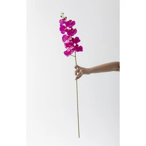 Güleç Yapay Çiçek Yapay Islak Orkide Çiçeği Fuşya Tek Dal