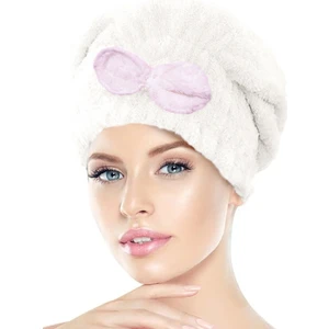Mikrofiber Saç Havlusu Bonesi Lastikli Fiyonklu