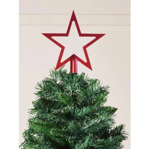 Parti Adresi Boş Yıldız Ağaç Tepeliği 18cm Kırmızı Renk