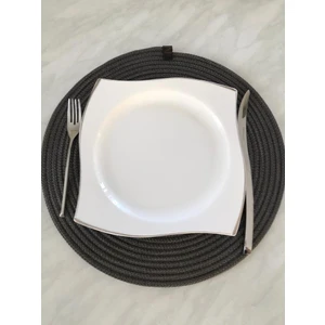 Antrasit Runner 105 x 34  cm  /6 Adet Amerikan Servis