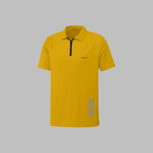 Büyük Beden Erkek Sarı Pro Kumaş Kısa Kollu Tişört 4XL-10XL
