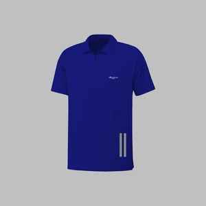 Battal Beden Erkek Mavi Vision Pro Kumaş Kısa Kol Tişört  4XL-10XL