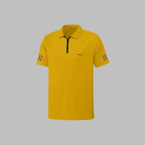 Büyük Beden Erkek Sarı Vision Pro Kumaş Kısa Kollu Tişört 4XL-10XL