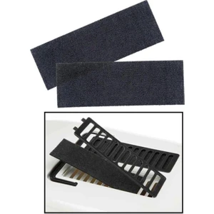 Koku Önleyici Filtre Kapalı Kedi Tuvaleti Için 2 Adet Set Orjinal Karbon Filtre Dikdörtgen 20X6,5CM