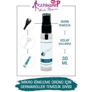 Dermaroller Temizlik Sıvısı Dermapen Dermastamp Dezenfekte Spreyi 30 ml