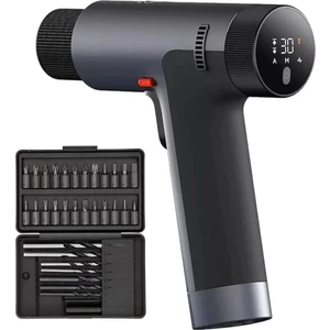 Şarjlı Matkap 12V Max Fırçasız Motor Cordless Drill 2000MAH 1400RPM 30 Kademeli Hassas Kontrol