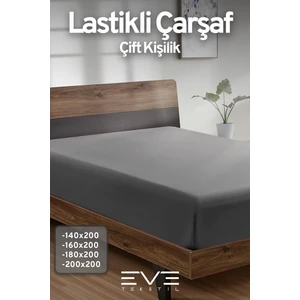 Eve Tekstil Doğal Pamuk Tek Kişilik Rainforce Kumaş Lastikli Çarşaf ve Yastık Kılıf Set
