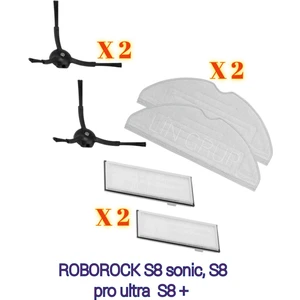 Lin Grup Roborock S8+ S8 Sonic S8 Pro Ultra Uyumlu Yedek Parça Seti
