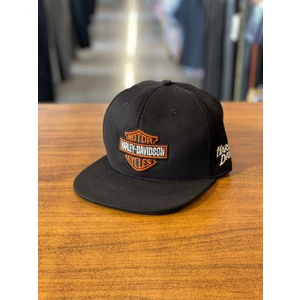 Motor Harley Davidson Cycles Nakışlı  Siyah Renk Hip Hop Snapback Rapper Basket Cap Şapka