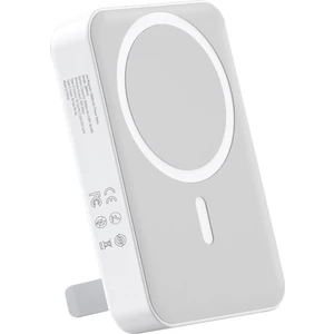 10000MAH Magsafe Powerbank Standlı PD20W Taşınabilir Kablosuz Hızlı Şarj Cihazı Beyaz