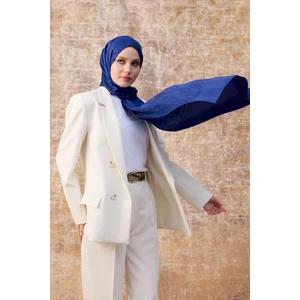 Fall Winter İpeksi Jakar Şal Mavi 9020-05