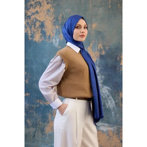 Fall Winter Ipeksi Jakar Şal Gümüş 9018-09