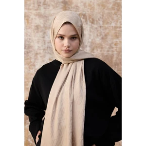 Fall Winter İpeksi Jakar Şal Vizon 9020-25