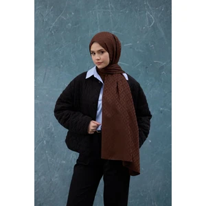 Fall Winter Ipeksi Jakar Şal Gece Mavi 9019-32