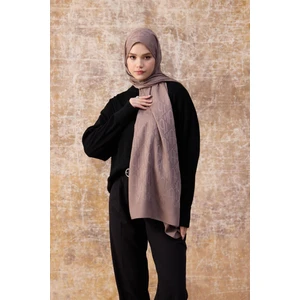 Fall Winter İpeksi Jakar Şal Sepia 9020-31