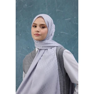 Fall Winter Ipeksi Jakar Şal Gece Mavi 9019-32