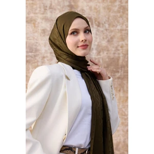 Fall Winter İpeksi Jakar Şal Haki 9020-02