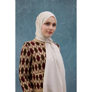 Fall Winter Ipeksi Jakar Şal Gece Mavi 9019-32
