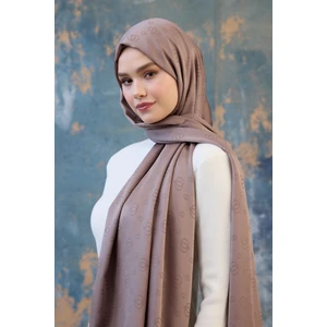 Fall Winter Ipeksi Jakar Şal Gümüş 9018-09