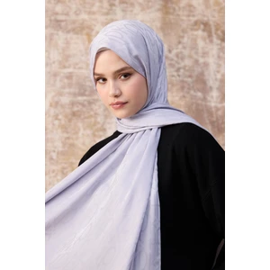 Fall Winter İpeksi Jakar Şal Gümüş 9020-09