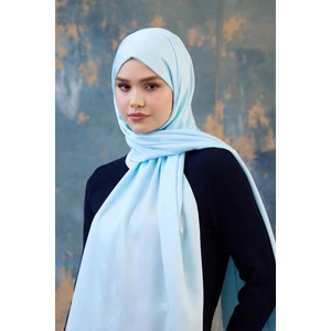 Fall Winter İpeksi Jakar Şal Bebe Mavi 9018-15