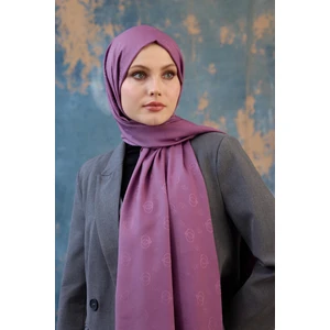Fall Winter Ipeksi Jakar Şal Gümüş 9018-09