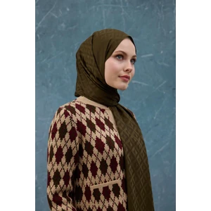 Fall Winter Ipeksi Jakar Şal Gece Mavi 9019-32