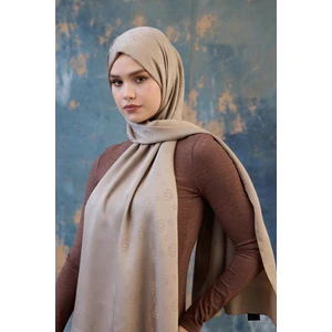 Fall Winter Ipeksi Jakar Şal Gümüş 9018-09