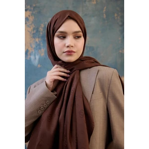 Fall Winter Ipeksi Jakar Şal Gümüş 9018-09