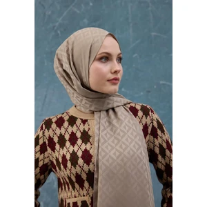 Fall Winter İpeksi Jakar Şal Camel 9019-29