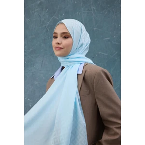 Fall Winter İpeksi Jakar Şal Bebe Mavi 9019-15