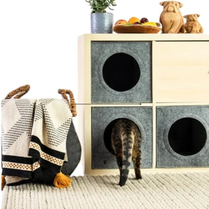 Next Craft Kedi Evi Yuvası Keçe 3mm Kaliteli Keçe 32X32X32 cm 1 Adet