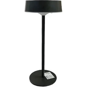 CT-8450 Dubai Solar Şarjlı LED Masa Lambası Siyah Kasa 3 Farklı Renk Ayarı Ofis Dekoratif