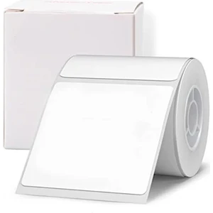 50 x 50 mm Lamine Termal Etiket 150 Adet - Phomemo M110 - M220 - M221 Modellere Uyumludur
