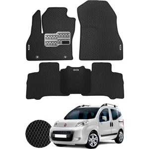 Fiat Fiorino Hücreli Paspas Seti, Premium Eva Tam Set Paspas Takımı Siyah