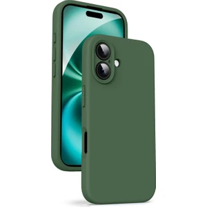 Apple iPhone 16 Plus ile Uyumlu Telefon Kılıfı Kadife Iç Yüzey Soft Tasarım Lansman Kılıf