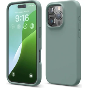 Apple iPhone 16 Pro ile Uyumlu Telefon Kılıfı Kadife Iç Yüzey Soft Tasarım Lansman Kılıf