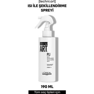 L'Oréal Professionnel Tecni Art Pli Thermo Isı ile Güçlü Şekillendirici Sprey 1