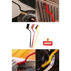 3 Adet Temizlik Fırçası
