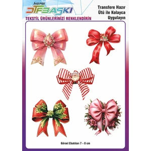 F17 Ajans Kurdela 5 Adet Ütü ile Yapışan Tişört Tekstil Transfer Dtf Baskı