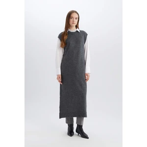 Regular Fit Bisiklet Yaka Uzun Triko Süveter B0197AX24WN