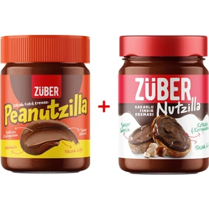 Peanutzilla Kakaolu Fıstık Kreması + Nutzilla Fındık Kreması
