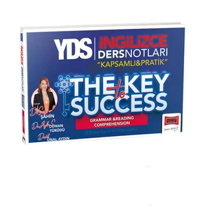 Yargı Yayınevi 2025 YDS İngilizce Kapsamlı Pratik The Key to Success Grammar & Reading Comprehension Ders Notları