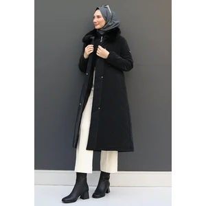 Şişme Anorak Mont Siyah