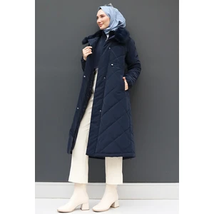 Şişme Anorak Mont Lacivert