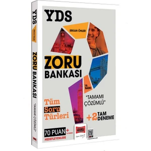 Yargı Yayınevi 2025 YDS Tamamı Çözümlü Zoru Bankası - 2 Deneme İlaveli