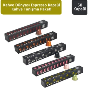 Kahve Dünyası Espresso Kapsül Tanışma Paketi 50 Kapsül