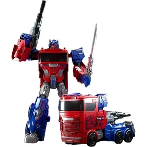Deforme Edilebilir Robotlar Optimus Prime, Deforme Araba Robot Oyuncakları, Film Hayranları Için Taşınabilir Deformasyon Robotu Hediyeleri (Yurt Dışından)