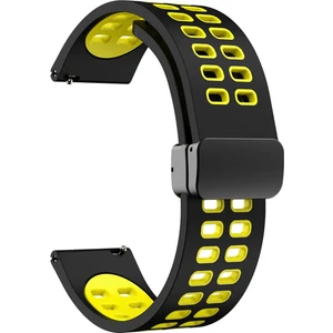 Xiaomi Redmi Watch 5 Lite ile Uyumlu Mıknatıslı Delikli Silikon Kordon Kayış - KY85